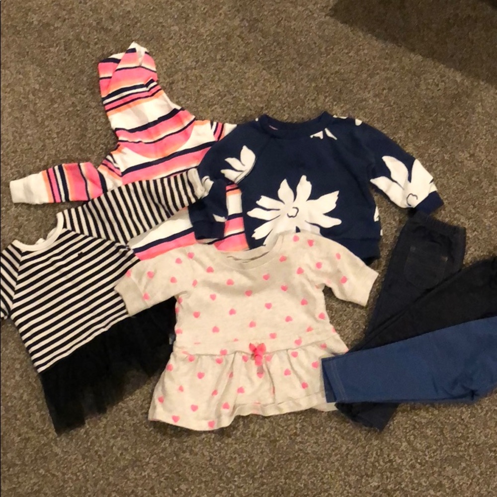 Mix and match sweatshirt outfits- 7 pc